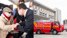  資深股民阿土伯　李金土　捐消防車（圖／翻攝自桃園市政府網站）