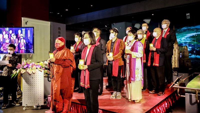 宗博館20週年館慶 蔡總統出席祈福