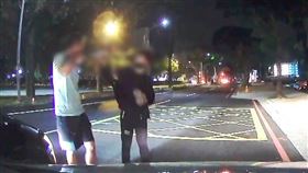 台中,男大生,瑪莎拉蒂,擦撞（圖／翻攝畫面）