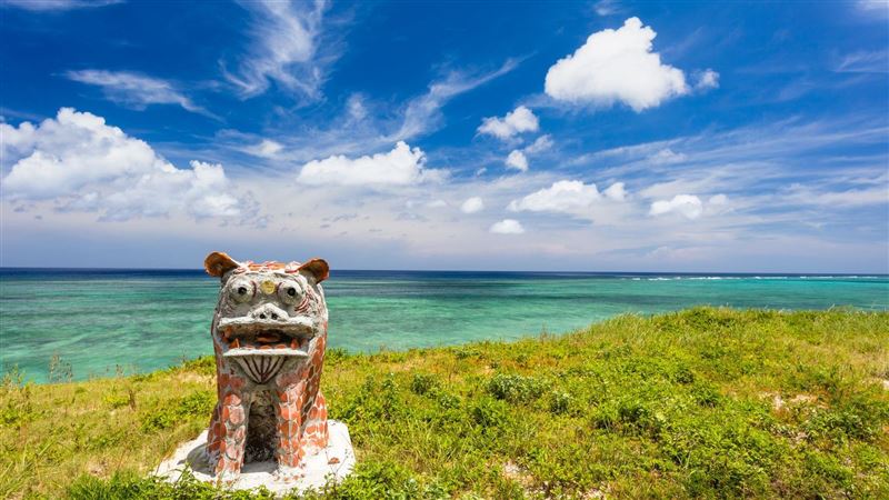 沖繩景點「沖繩守護神：招福獅」。（資料照／KKday提供）