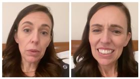 國家大事也得等等！紐西蘭總理直播遭女兒打斷：我得哄她了，圖／翻攝自Jacinda Ardern臉書