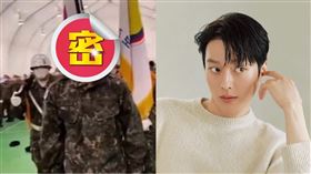 張基龍基神抖擻的向前敬禮問好。（圖／翻攝自推特）