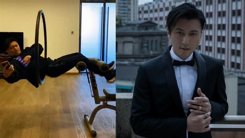 超強！謝霆鋒懸空轉呼啦圈腰力大爆發