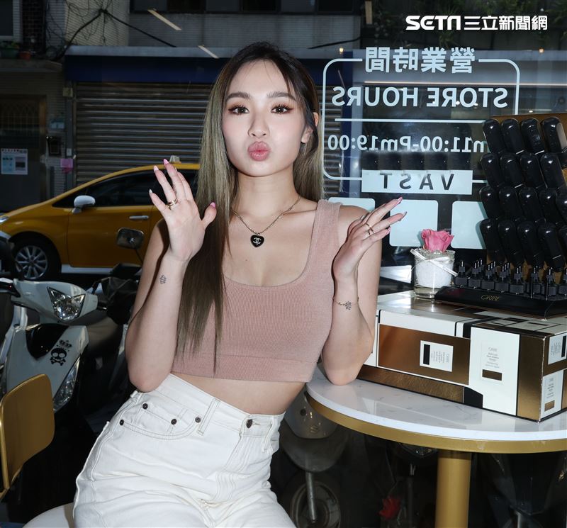 陳芳語三立新聞網專訪。（記者邱榮吉/攝影）