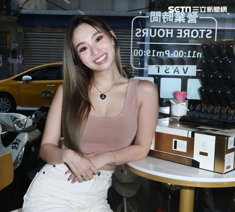 陳芳語三立新聞網專訪。（記者邱榮吉/攝影）