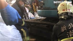 怪手,闆娘,回收場,新北,翻攝畫面