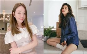 許維恩大姊許路兒（右）、二姊許菲菲（左）都是美女。（圖／翻攝自IG）