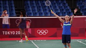 ▲戴資穎擊敗辛度闖進羽球女單金牌戰。（圖／體育署提供）