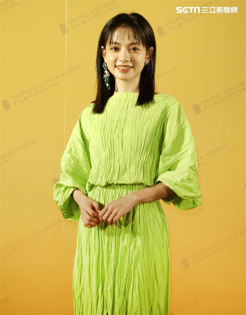 姚愛寗出席金馬開幕片「青春弒戀」。（記者邱榮吉/攝影）