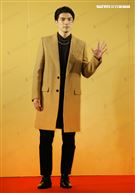 林哲熹出席金馬開幕片「青春弒戀」。（記者邱榮吉/攝影）