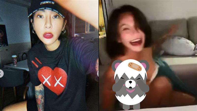 穿丁字褲扭臀走光　梁云菲酒醉痛哭
