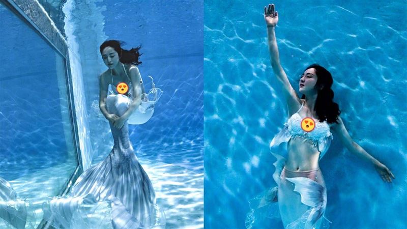 斷開性侵渣夫　美魔女水中辣洩貝殼胸