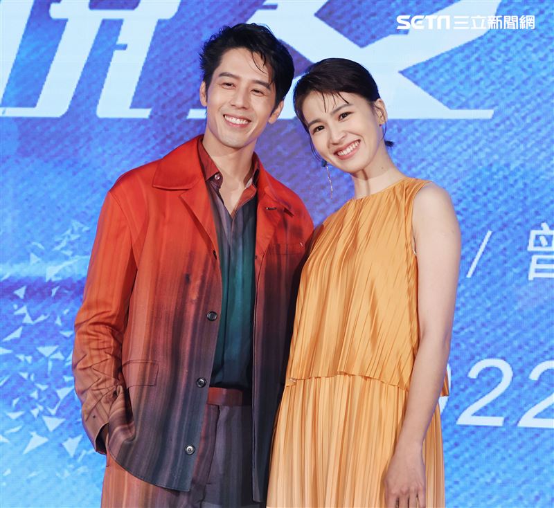 胡宇威、曾沛慈出席「親愛的亞當」參加「TCCF創意內容大會」。（記者邱榮吉/攝影）