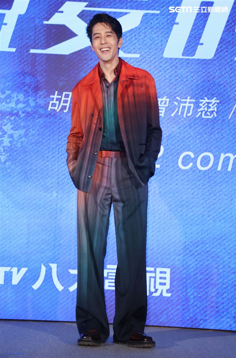 胡宇威出席「親愛的亞當」參加「TCCF創意內容大會」。（記者邱榮吉/攝影）