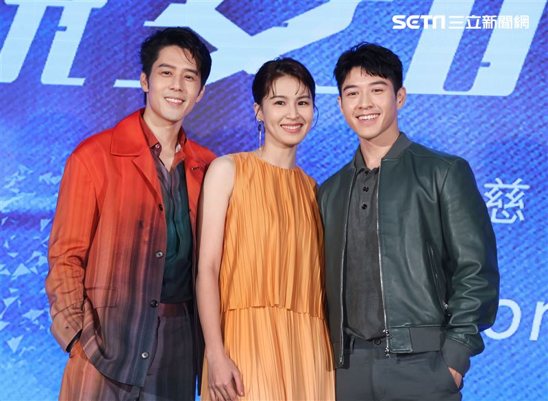 戲劇「親愛的亞當」演員胡宇威、曾沛慈、吳岳擎出席參加「TCCF創意內容大會」。（記者邱榮吉/攝影）