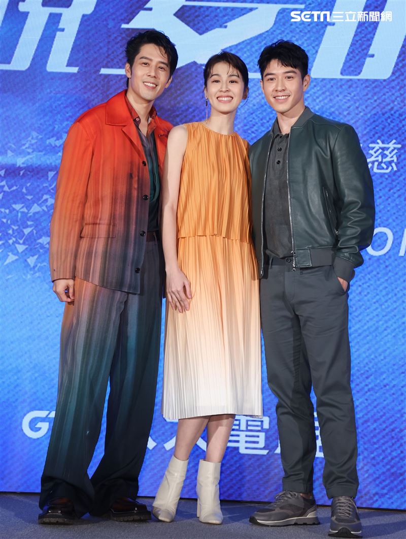 戲劇「親愛的亞當」演員胡宇威、曾沛慈、吳岳擎出席參加「TCCF創意內容大會」。（記者邱榮吉/攝影）