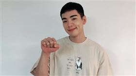 禾浩辰拍攝新戲時，不慎將額頭撞出一個大腫包。（圖／翻攝自禾浩辰FB）