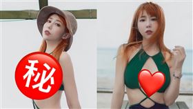 梓梓曬出泳裝辣照。（圖／翻攝自梓梓IG）