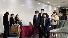 陳時中今日上午出席「台灣醫學會第114屆總會學術演講會」，致詞後會後受訪。（圖／記者簡浩正攝影）