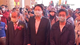 媽祖祈福飄政治味！「藍綠白」都到場