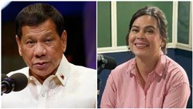 菲律賓,副總統,杜特蒂,薩拉,長女,總統（圖／翻攝自杜特蒂推特、薩拉臉書）