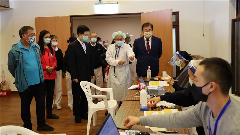 內湖中型接種站開設　每日能打6百劑