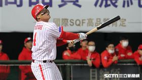 ▲味全龍捕手吉力吉撈・鞏冠。（圖／記者劉彥池攝影）