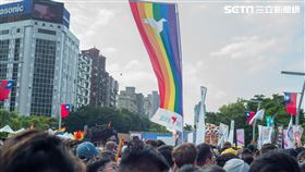 第十七屆同志遊行（記者陳弋攝影）