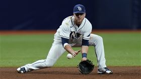 ▲光芒二壘手布羅索（Mike Brosseau）被交易到釀酒人。（圖／美聯社／達志影像）