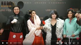 濺葆、三妹、迪士尼。（圖／翻攝自上班不要看YT）