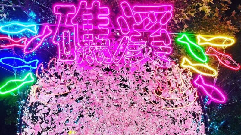 冬天好去處！礁溪溫泉燈花季點燈