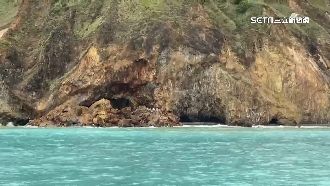 龜山島眼鏡洞消失　一夜變「獨眼龍」