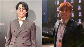 「龍K事件」後，賀瓏和老K首度同框。（圖／翻攝自黃豪平IG）