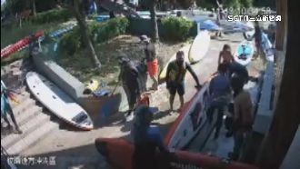 遊客私闖國小洗立槳　未戴口罩不聽勸