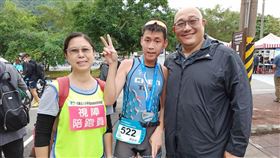 ▲18歲視障陳嘉峰。（圖／中華民國鐵人三項協會提供）