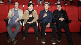 《小兒子 膠囊時光》導演沈可尚、吳志寧、劇場導演黃致凱、烏克麗麗達人馮羿（圖／記者楊澍攝影）