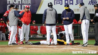 陳偉漢遭砸頭送醫　傷口已進行縫合