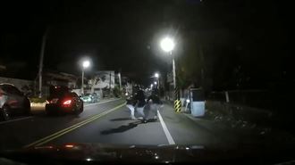 4男當街鬥毆　抄高爾夫球棍飛踢追打