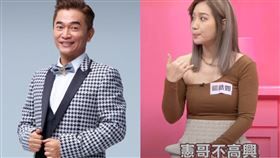 吳宗憲 楊皓如。（圖／翻攝自吳宗憲臉書、我這麼可愛YouTube）