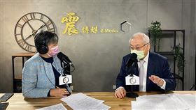 主計長朱澤民接受專訪。（圖／《震傳媒》提供）