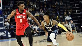 ▲莫蘭特（Ja Morant）22分，灰熊送火箭12連敗。（圖／美聯社／達志影像）