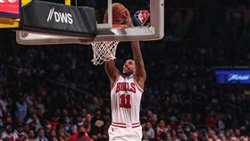 ▲德羅森（DeMar DeRozan）攻下全場最高38分。（圖／翻攝自公牛推特）