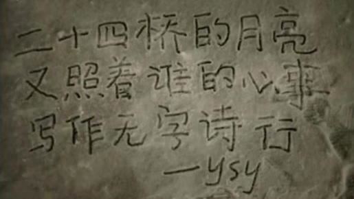 代南方網友雪地寫字　十元一字不講價