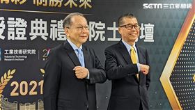 聯發科技副董事長暨執行長 蔡力行 獲頒工研院院士
蔡明介驚喜現身（圖／記者戴玉翔攝影）