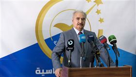 利比亞東部軍事強人哈夫塔（Khalifa Haftar）（圖／路透社／達志影像）