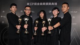 金曲28，最佳樂團 草東沒有派對（圖／記者邱榮吉攝影）