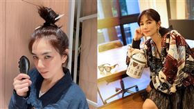 ELLA也曬出幫老公刮痧完後，背部整片紅的照片。（圖／翻攝自陳嘉畫臉書）