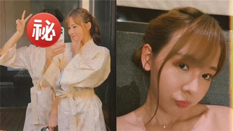 林莎揪另一半濕身　胸上全裸辣爆網