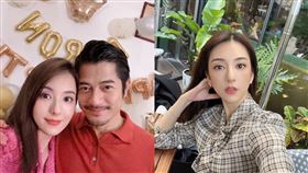 方媛趴下做登山者式」的動作時，豐滿上圍就快呼之欲出。（圖／翻攝自方媛微博）