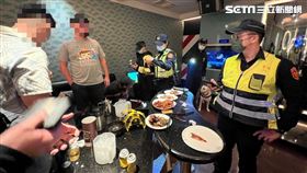 威力掃蕩,臨檢,八大行業,新北,翻攝畫面